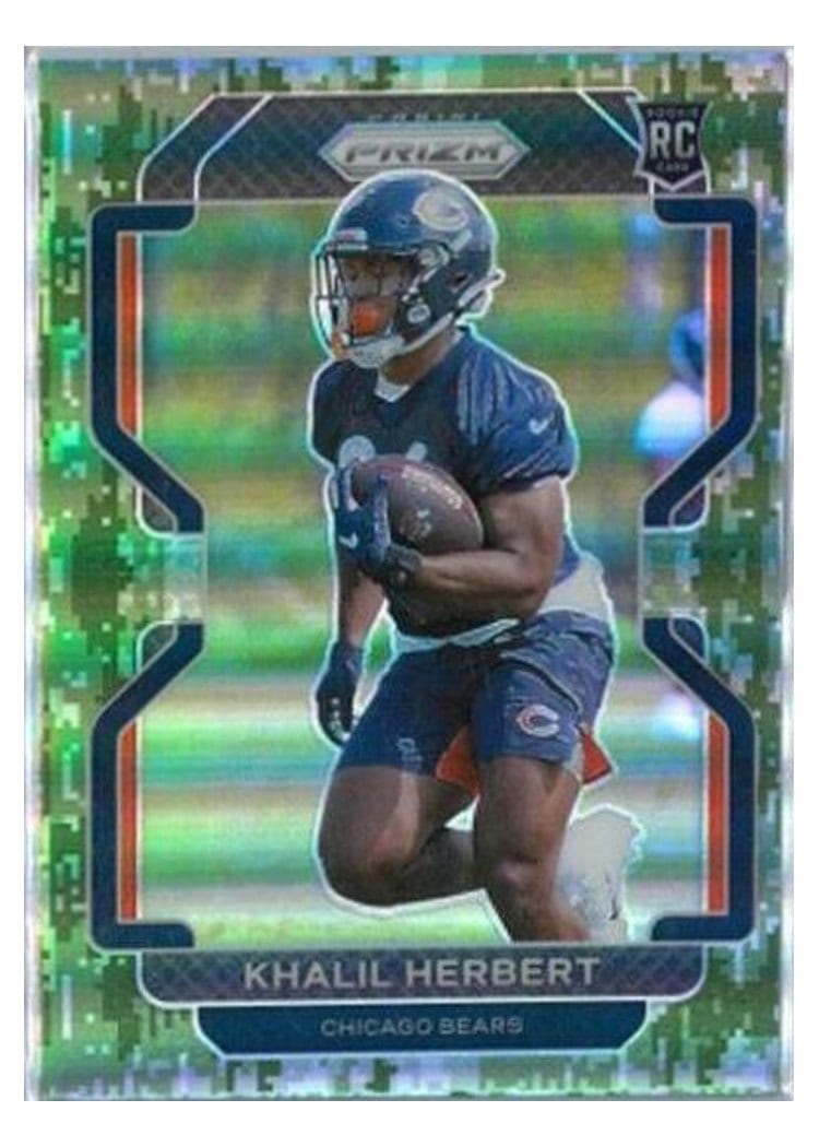 2021 Panini Prizm Base Set Khalil Herbert #425 card