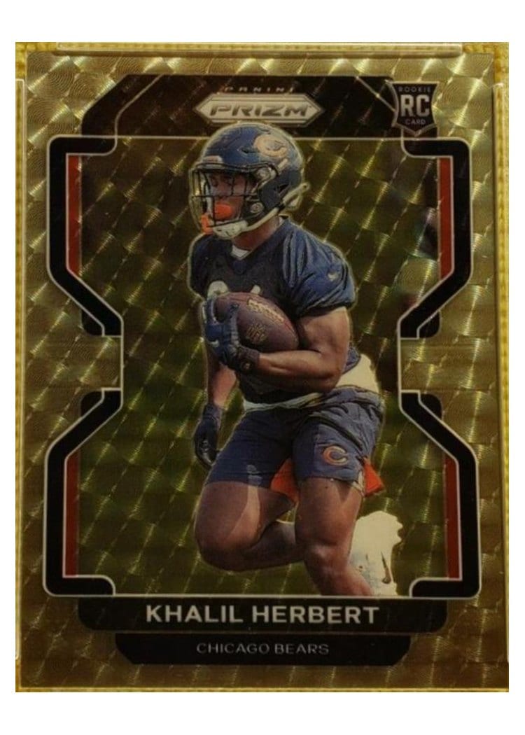 2021 Panini Prizm Base Set Khalil Herbert #425 card