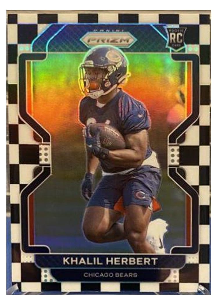 2021 Panini Prizm Base Set Khalil Herbert #425 card