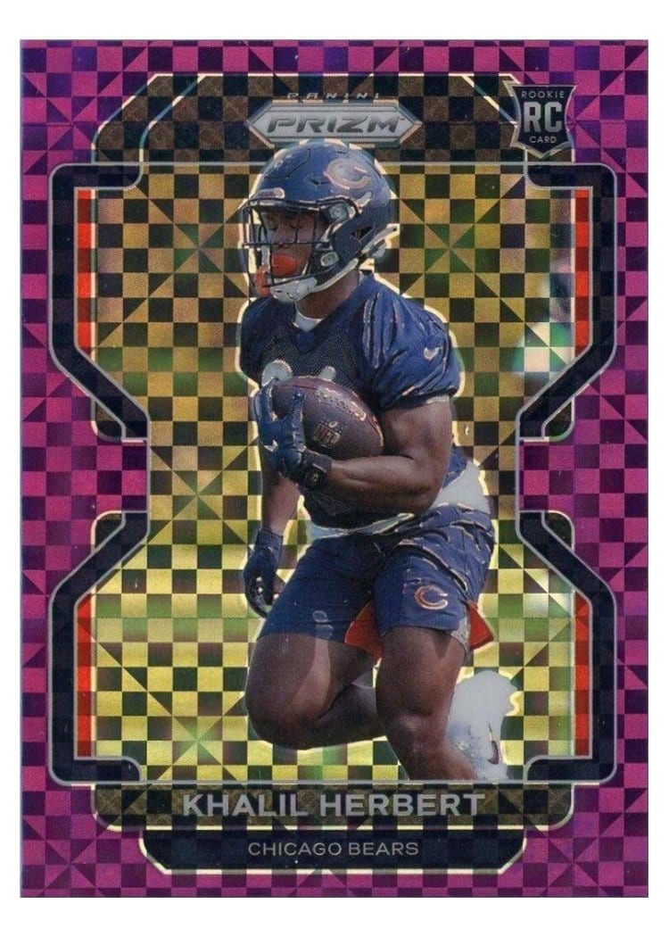 2021 Panini Prizm Base Set Khalil Herbert #425 card