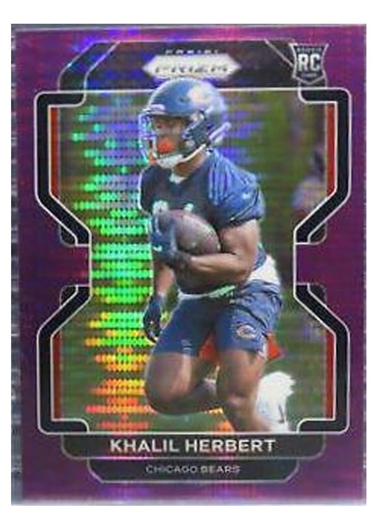 2021 Panini Prizm Base Set Khalil Herbert #425 card