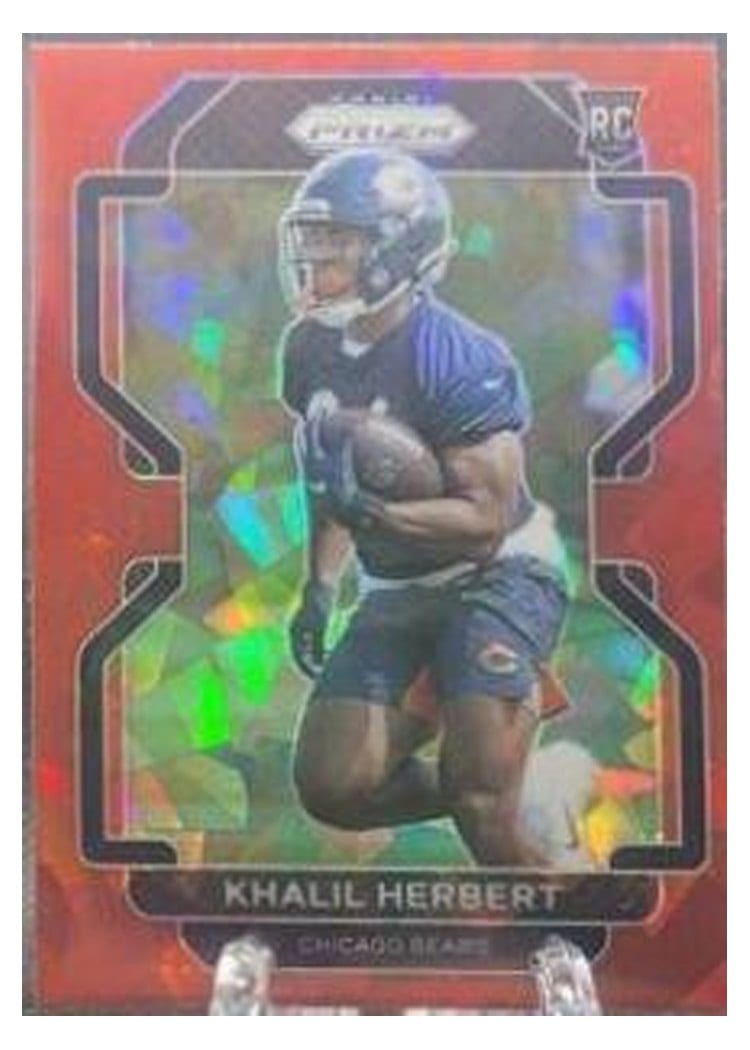 2021 Panini Prizm Base Set Khalil Herbert #425 card