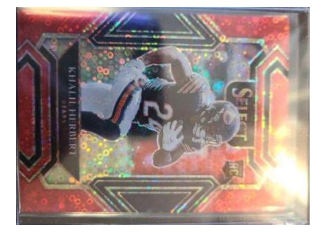 2021 Panini Select Base Set Khalil Herbert Red Disco #297 card