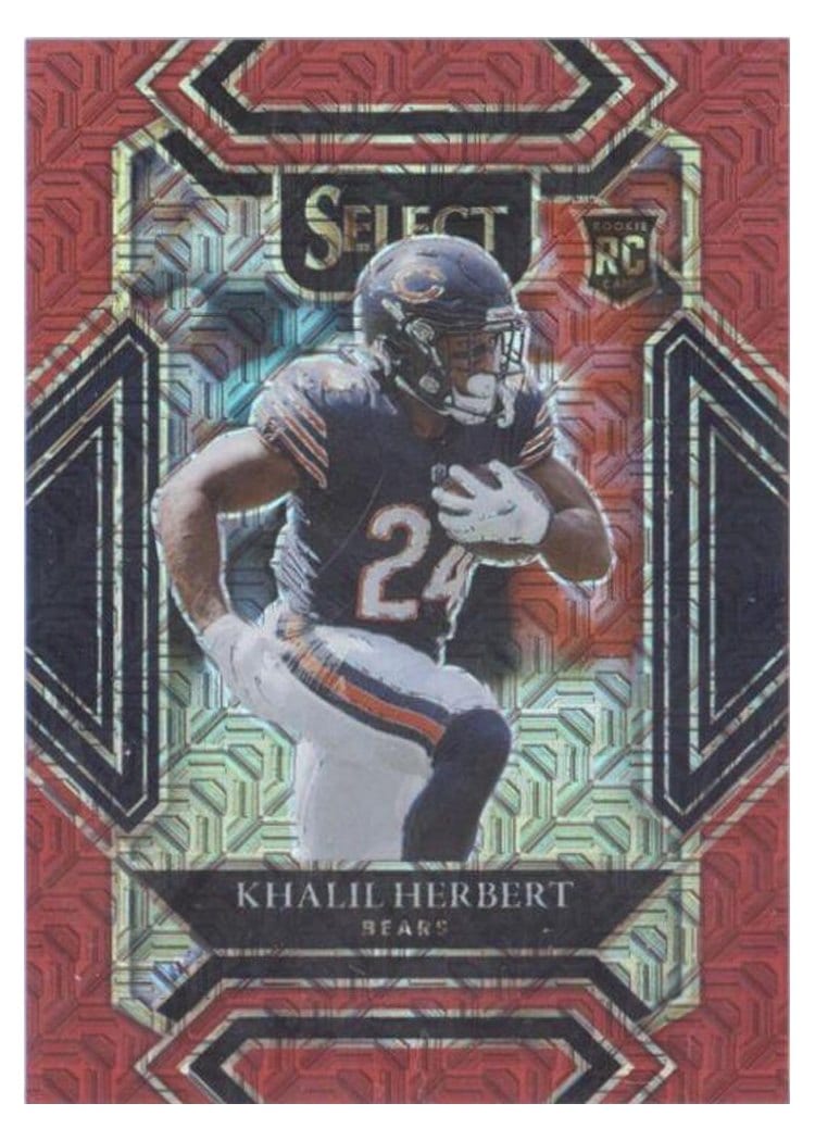 2021 Panini Select Base Set Khalil Herbert #297 card