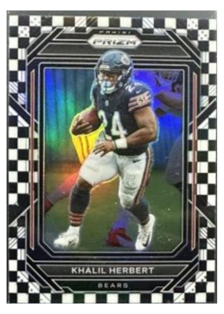 2022 Panini Prizm Base Set Khalil Herbert #52 card