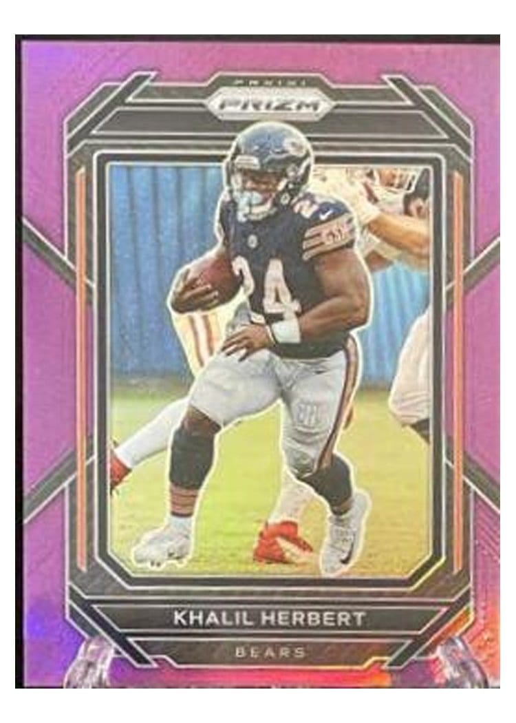 2022 Panini Prizm Base Set Khalil Herbert #52 card