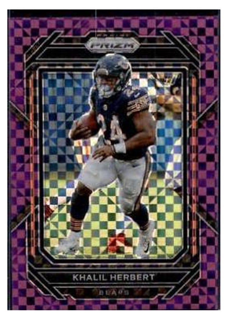 2022 Panini Prizm Base Set Khalil Herbert #52 card
