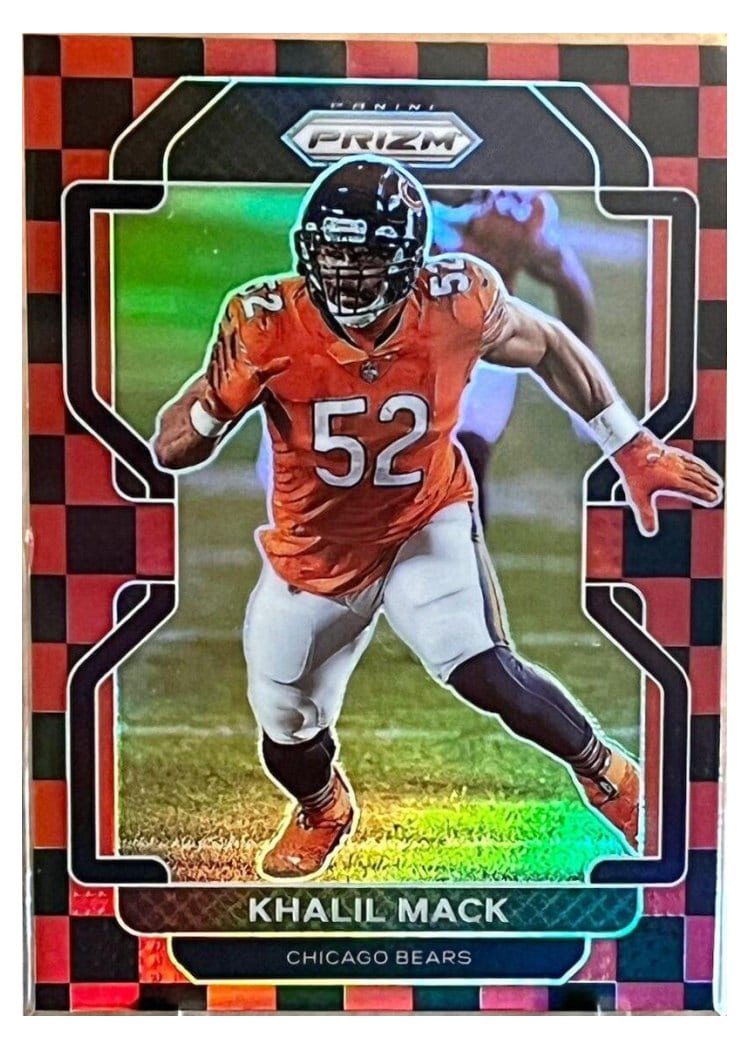 2021 Panini Prizm Base Set Khalil Mack #163 card