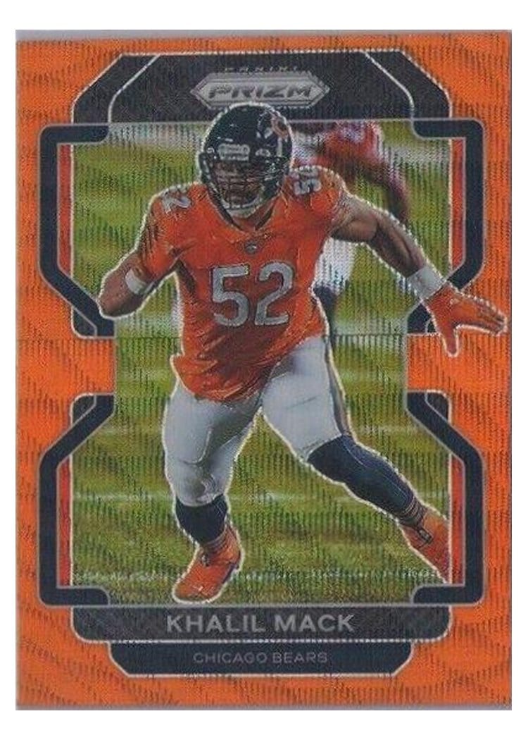 2021 Panini Prizm Base Set Khalil Mack #163 card