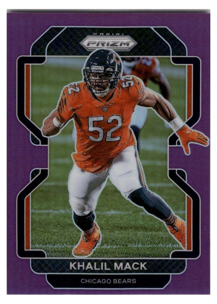 2021 Panini Prizm Base Set Khalil Mack #163 card