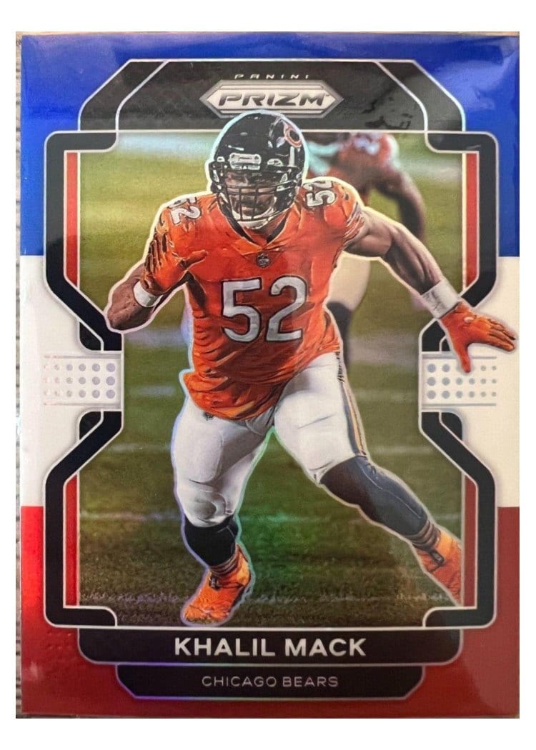 2021 Panini Prizm Base Set Khalil Mack #163 card
