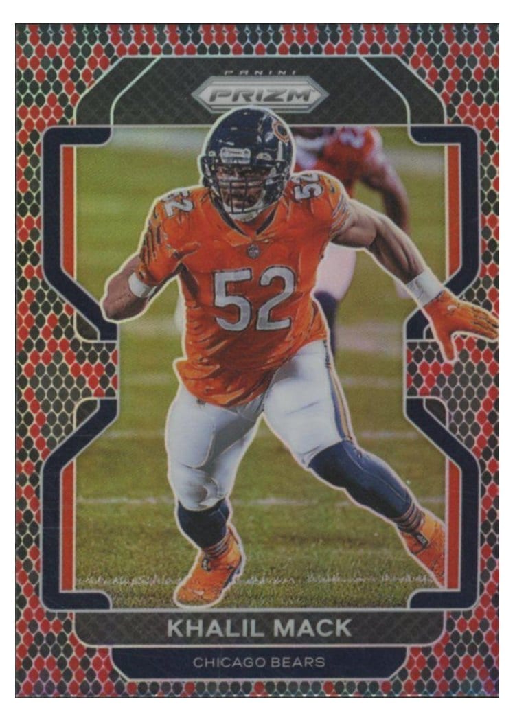 2021 Panini Prizm Base Set Khalil Mack #163 card