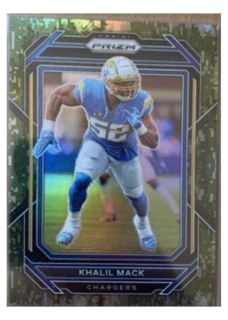 2022 Panini Prizm Base Set Khalil Mack #154 card