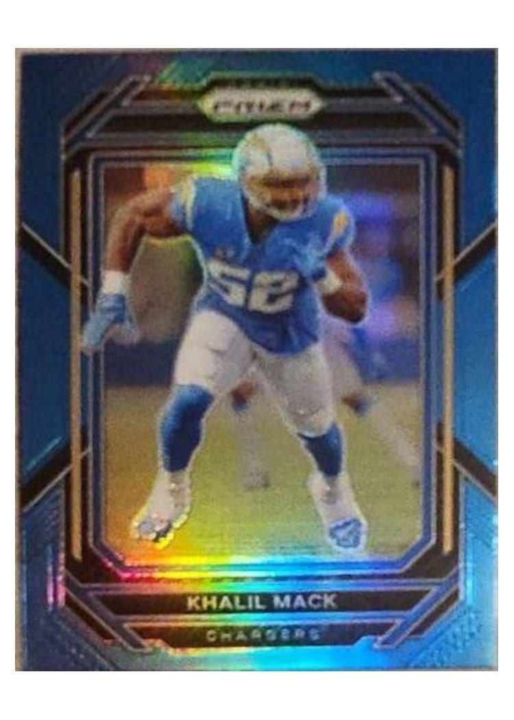 2022 Panini Prizm Base Set Khalil Mack Light Blue #154 card
