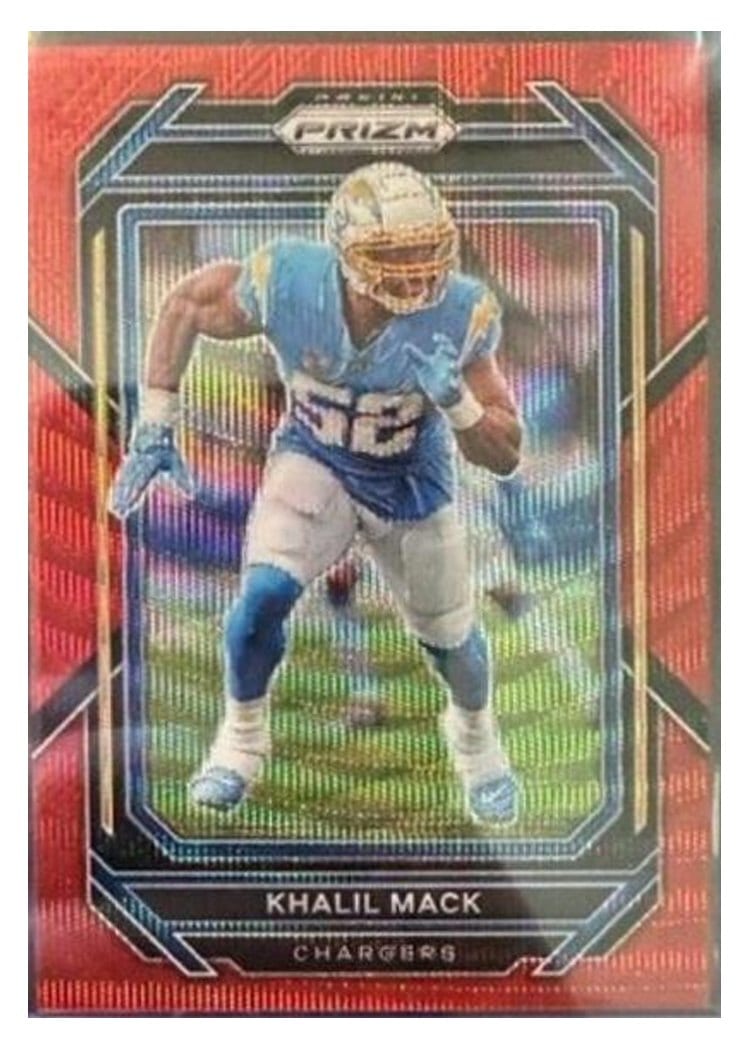 2022 Panini Prizm Base Set Khalil Mack #154 card