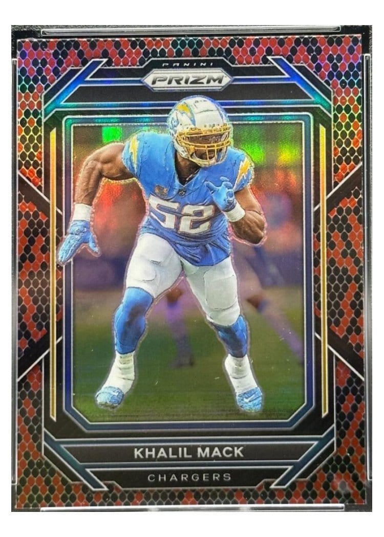 2022 Panini Prizm Base Set Khalil Mack #154 card