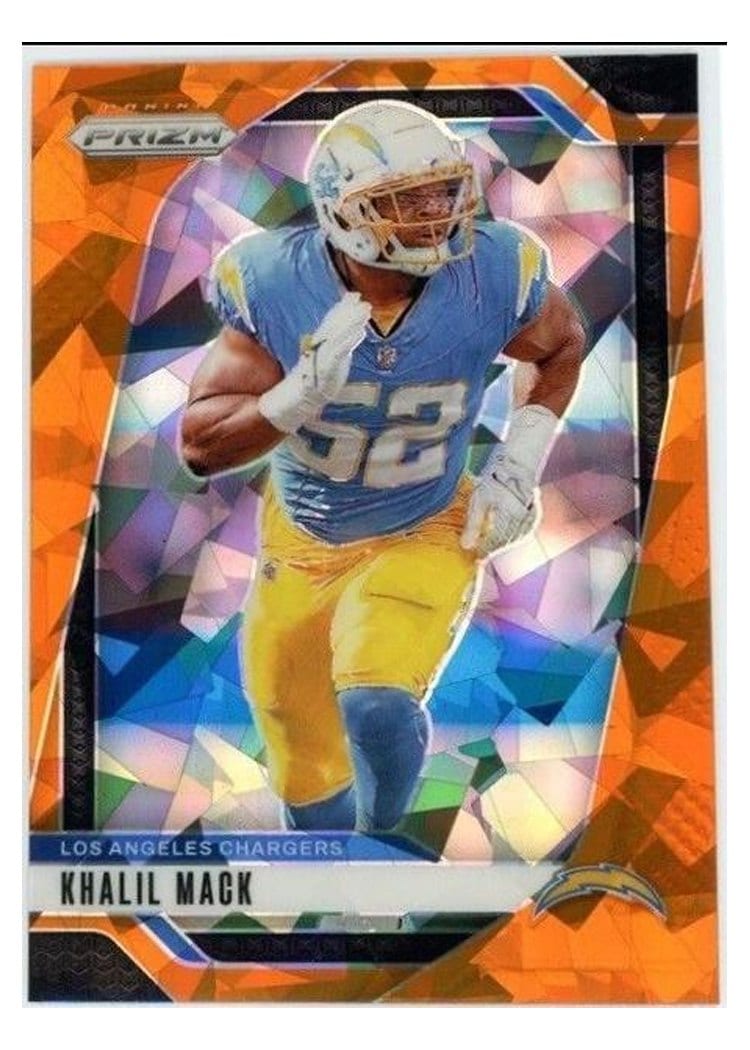 2024 Panini Prizm Base Set Khalil Mack #162 card