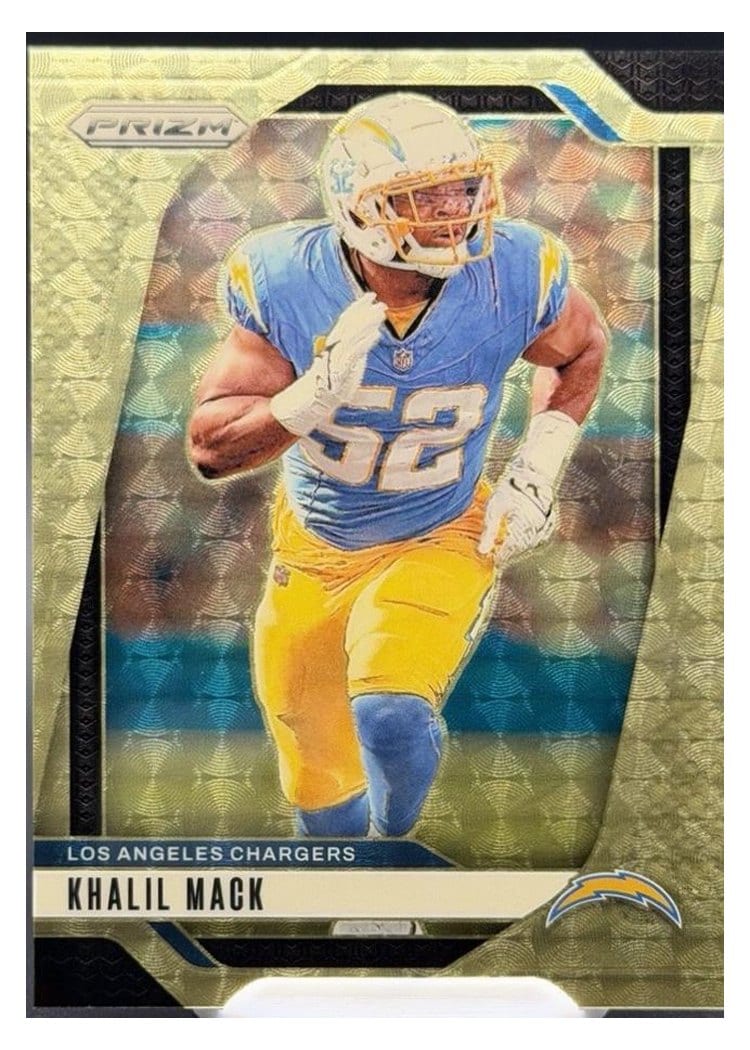 2024 Panini Prizm Base Set Khalil Mack #162 card