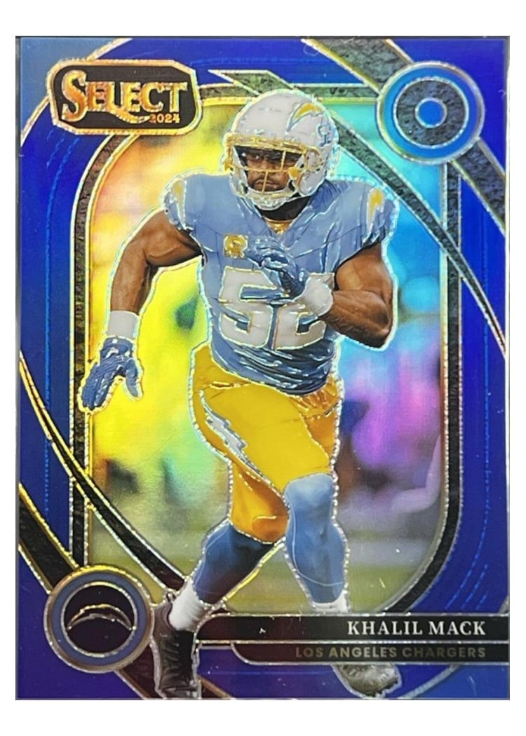2024 Panini Select Base Set Khalil Mack Blue Prizm #277 card