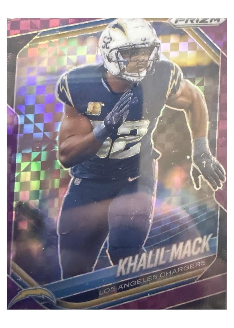 2025 Panini Prizm Base Set Khalil Mack #161 card