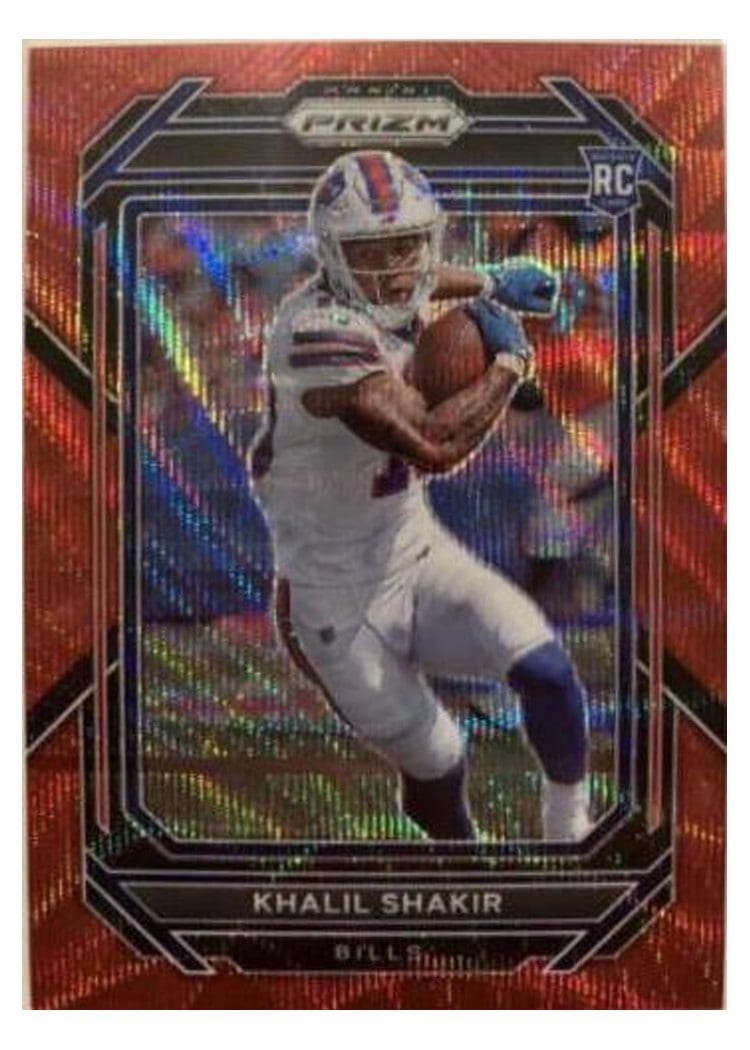 2022 Panini Prizm Base Set Khalil Shakir #355 card