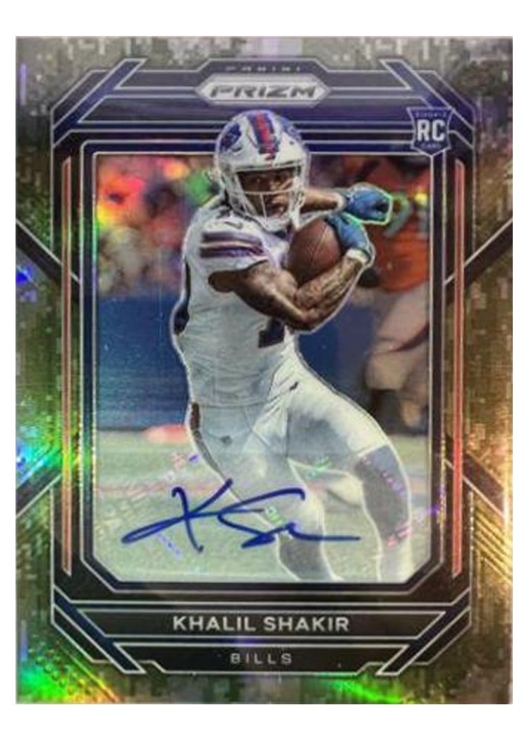 2022 Panini Prizm Base Set Khalil Shakir Autograph Camo #355