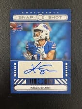 2024 Panini Photogenic Snapshots Autographs Khalil Shakir #SSA-KSH card
