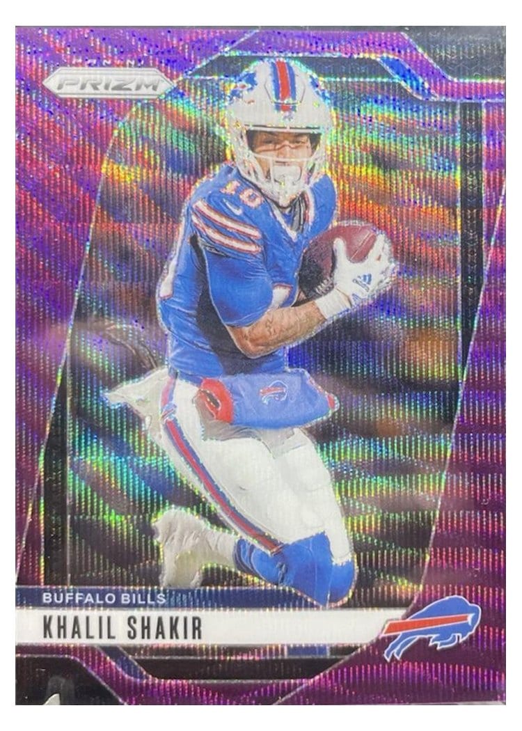 2024 Panini Prizm Base Set Khalil Shakir #31 card