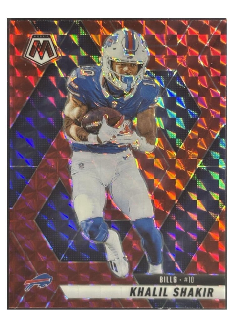 2025 Panini Mosaic Base Set Khalil Shakir #122 card