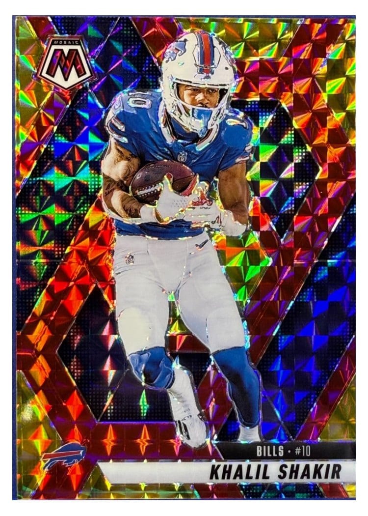 2025 Panini Mosaic Base Set Khalil Shakir #122 card