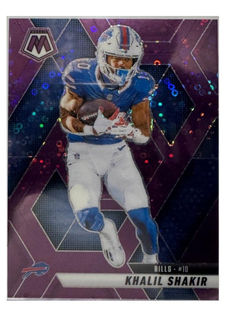 2025 Panini Mosaic Base Set Khalil Shakir #122 card