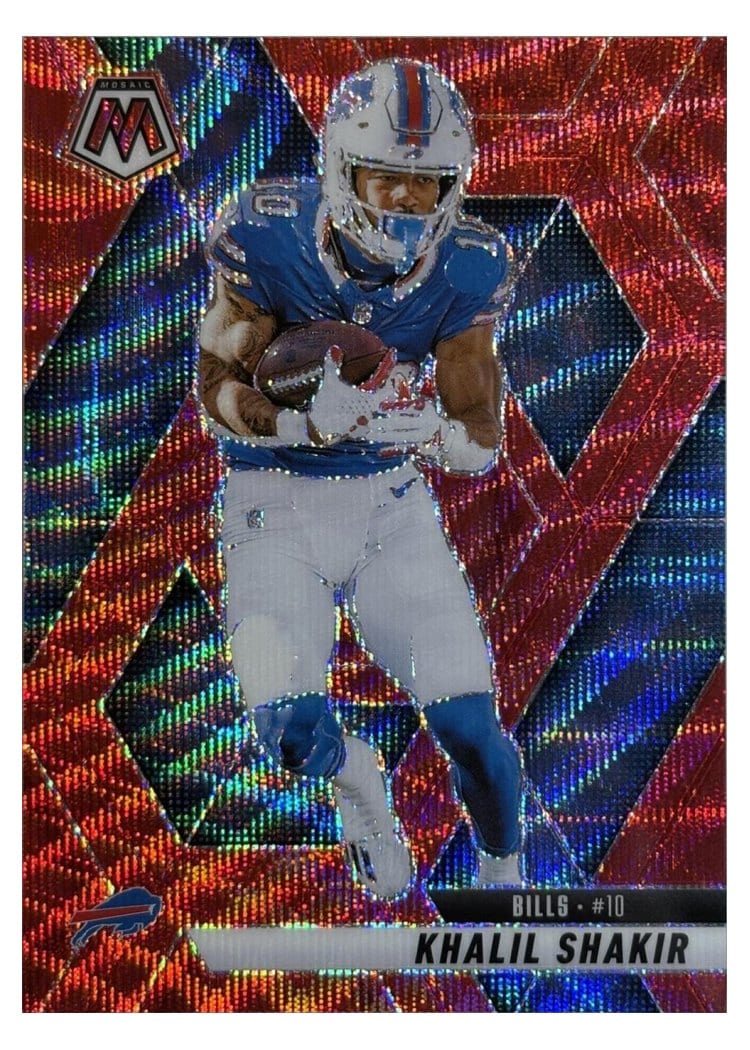 2025 Panini Mosaic Base Set Khalil Shakir #122 card
