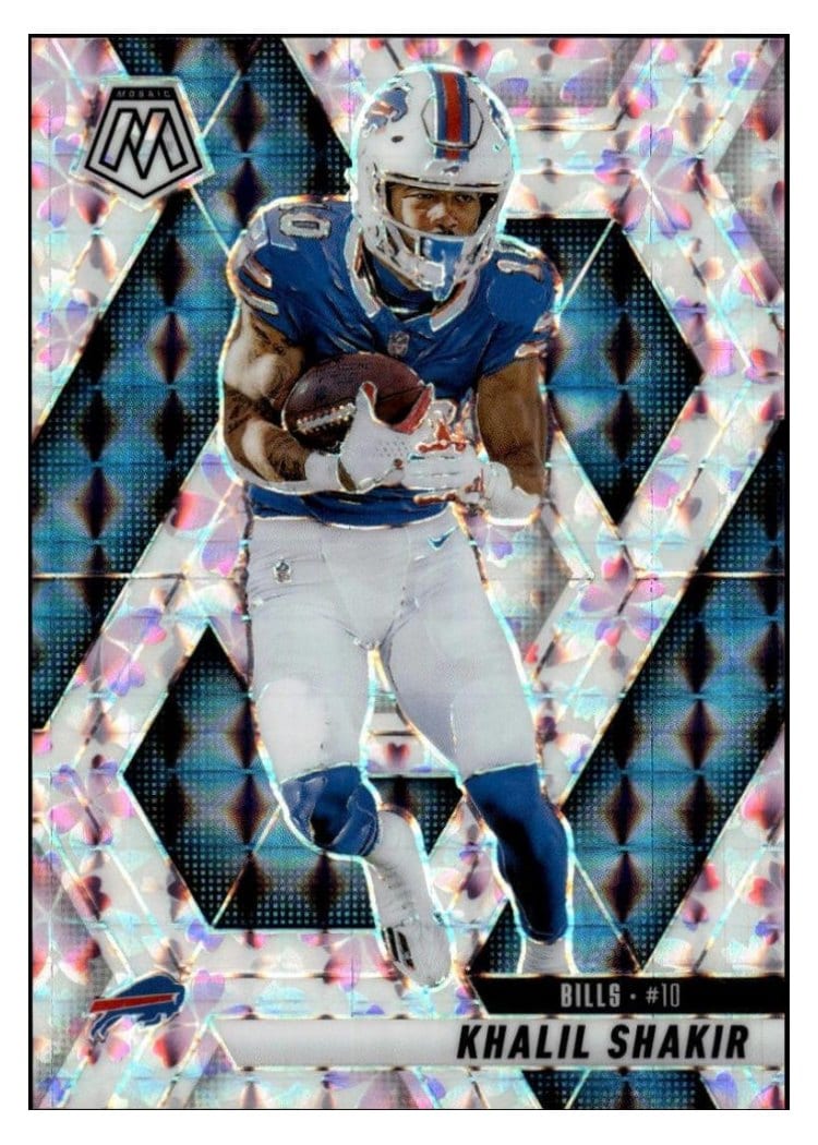 2025 Panini Mosaic Base Set Khalil Shakir #122 card