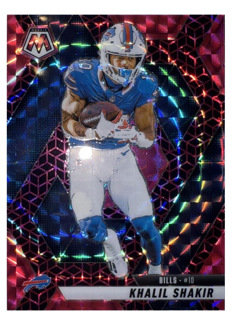 2025 Panini Mosaic Base Set Khalil Shakir #122 card