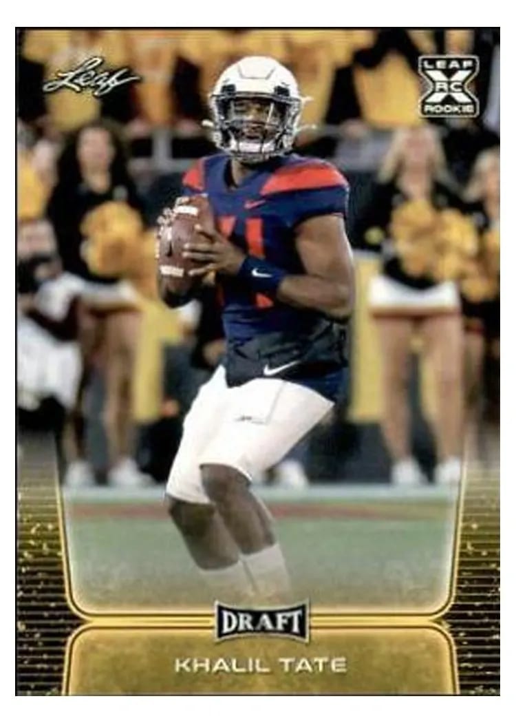 2020 Leaf Draft Khalil Tate #46 card