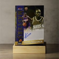 2025-26 Finest Masters Autographs Khaman Maluach #MA-KM card