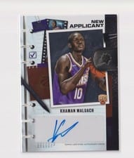 2025-26 Topps New Applicants Autographs Khaman Maluach #NA-KM card