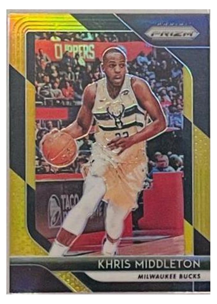 2018-19 Panini Prizm Base Set Khris Middleton #286 card