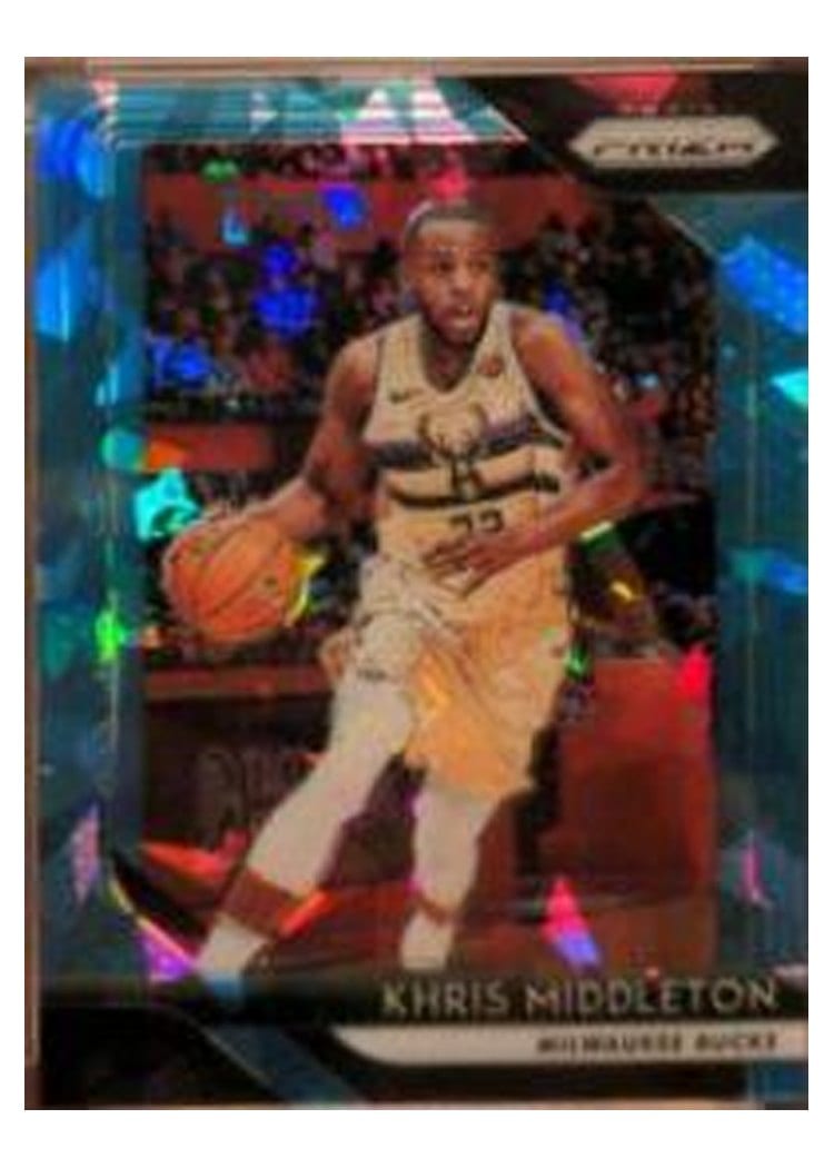 2018-19 Panini Prizm Base Set Khris Middleton #286 card