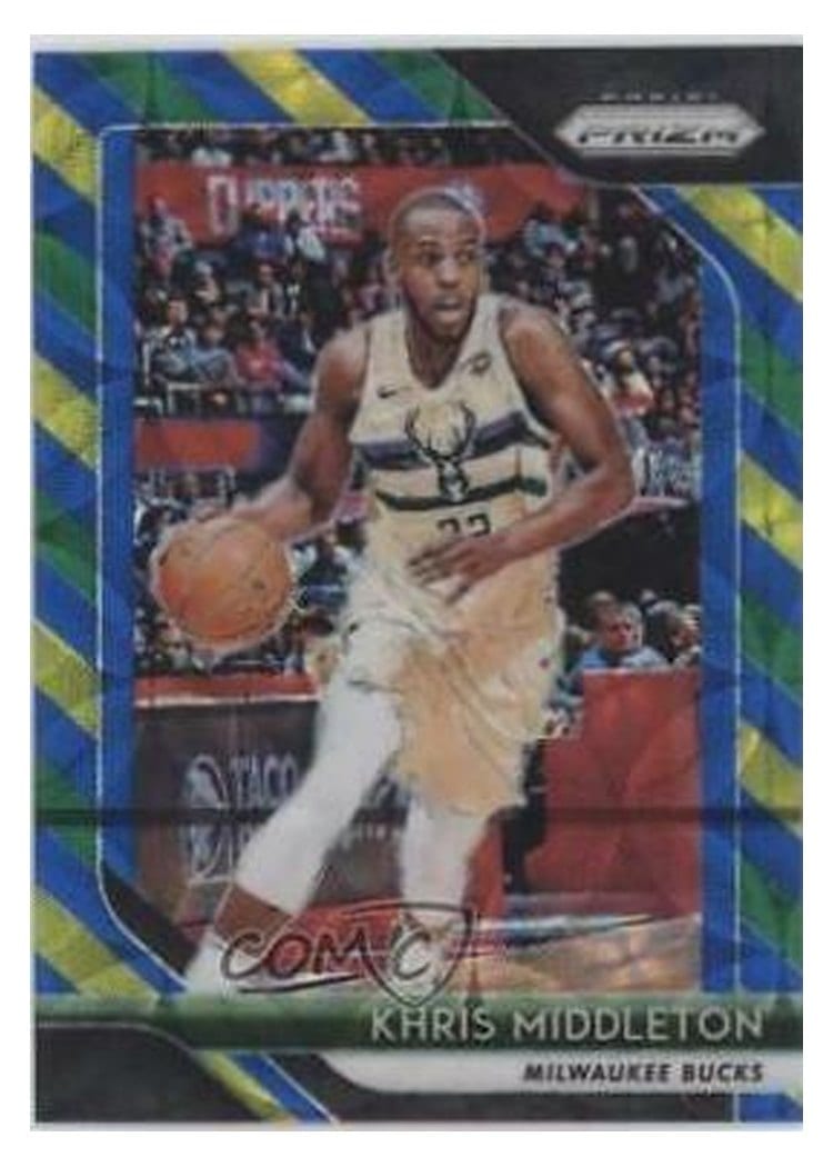 2018-19 Panini Prizm Base Set Khris Middleton #286 card