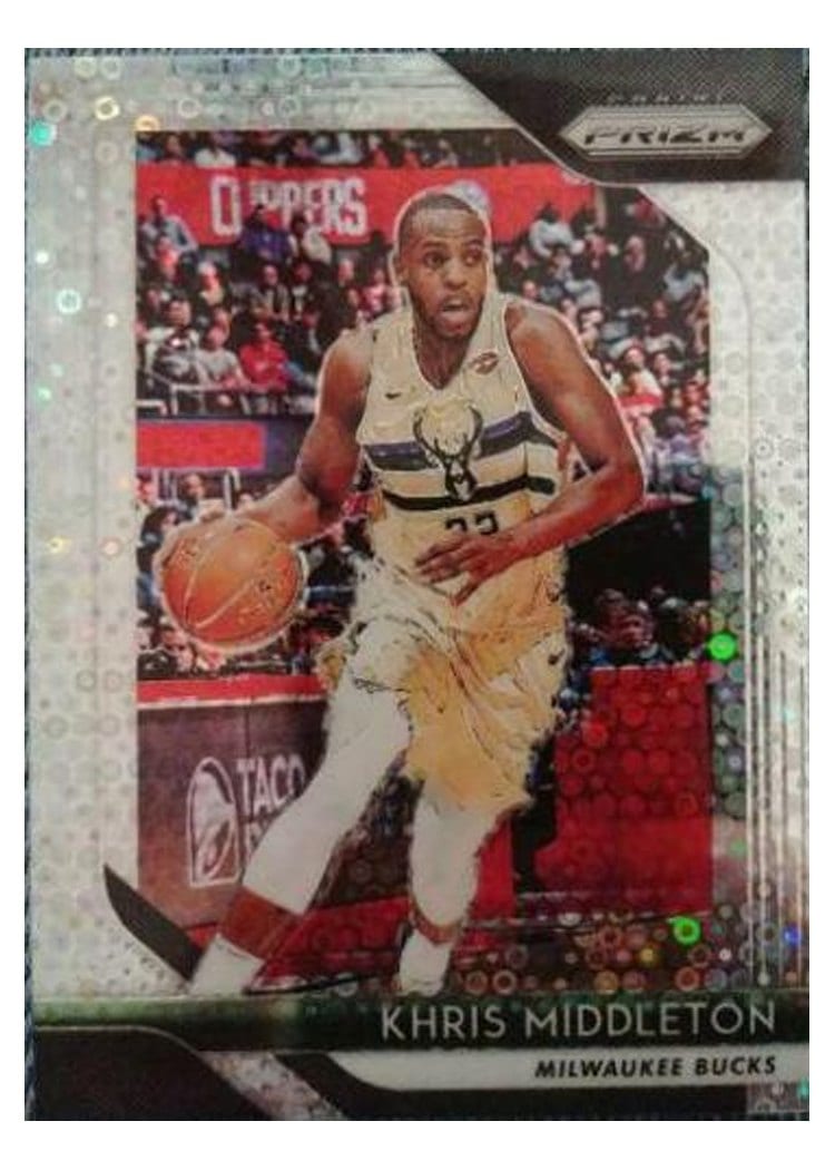 2018-19 Panini Prizm Base Set Khris Middleton #286 card