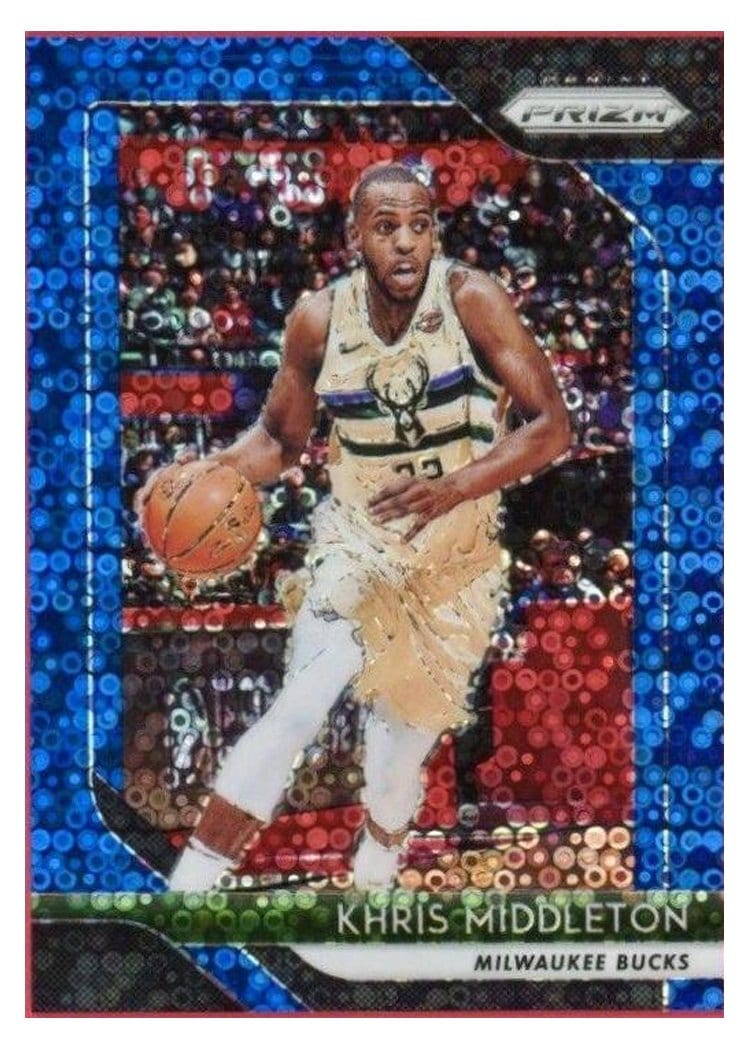 2018-19 Panini Prizm Base Set Khris Middleton #286 card