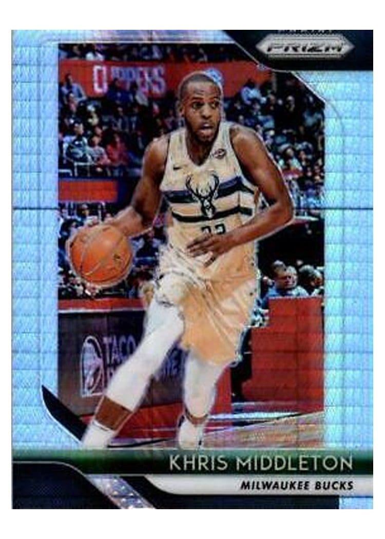 2018-19 Panini Prizm Base Set Khris Middleton #286 card