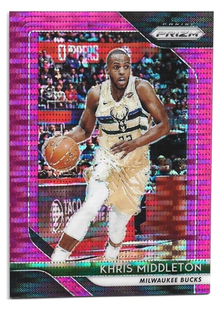2018-19 Panini Prizm Base Set Khris Middleton #286 card