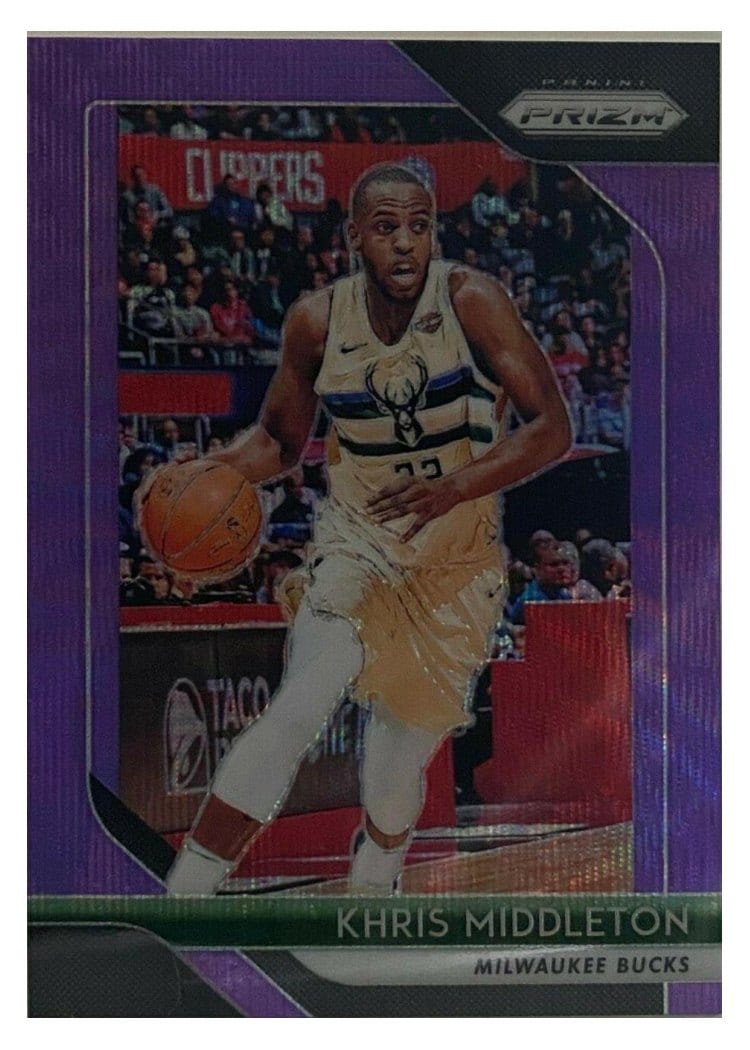 2018-19 Panini Prizm Base Set Khris Middleton #286 card