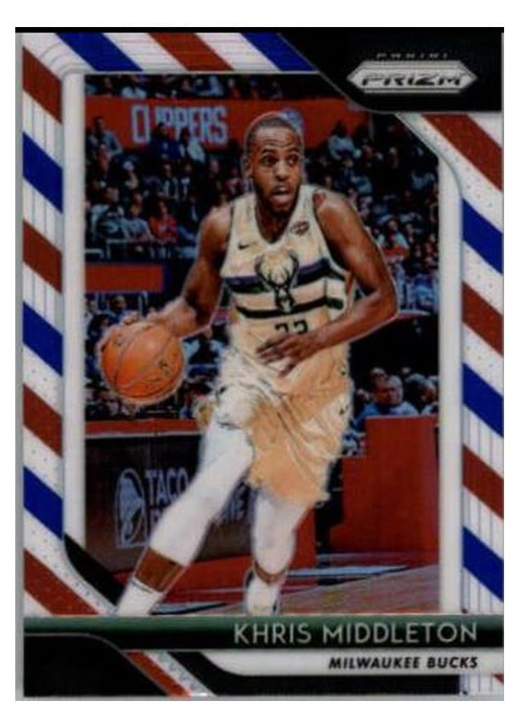 2018-19 Panini Prizm Base Set Khris Middleton #286 card