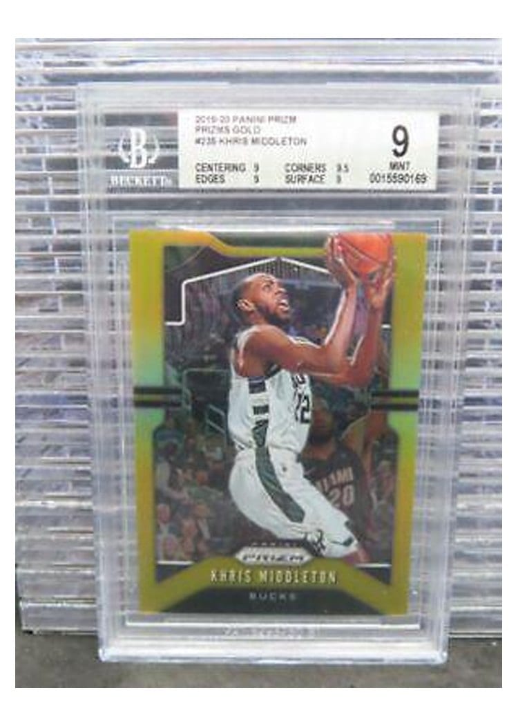 2019-20 Panini Prizm Base Set Khris Middleton #235 card