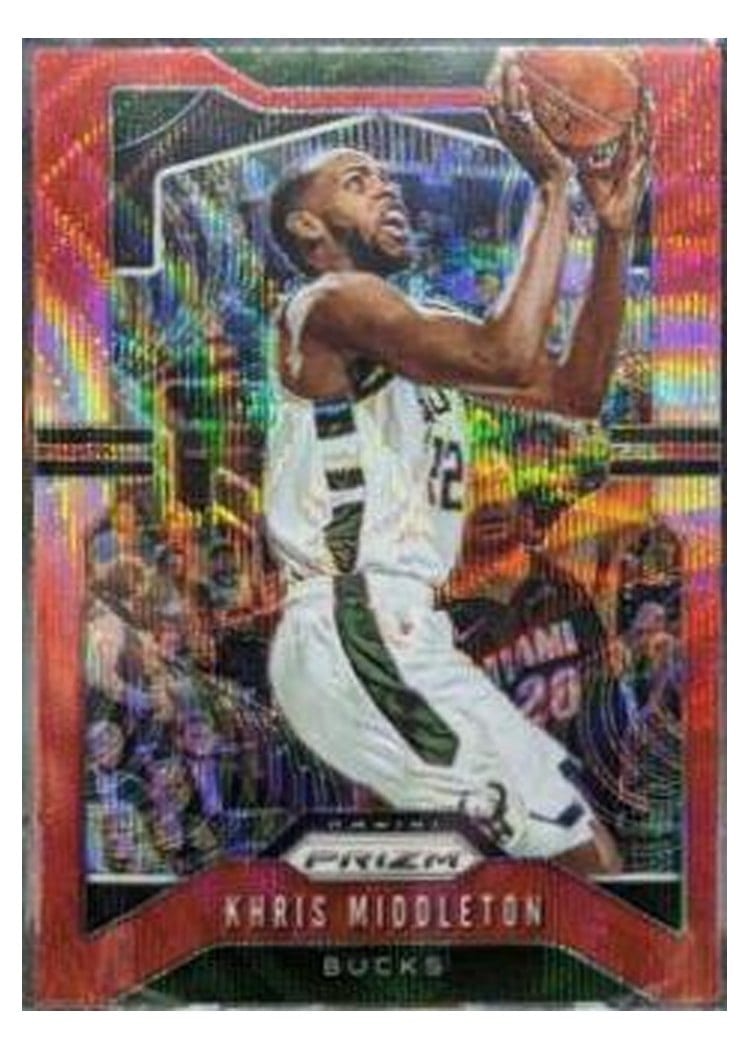 2019-20 Panini Prizm Base Set Khris Middleton #235 card