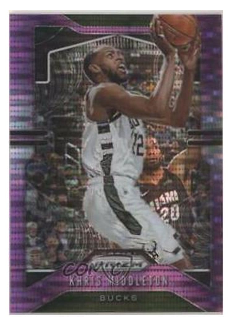 2019-20 Panini Prizm Base Set Khris Middleton #235 card