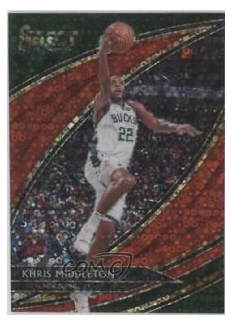 2019-20 Panini Select Base Set Khris Middleton #221 card